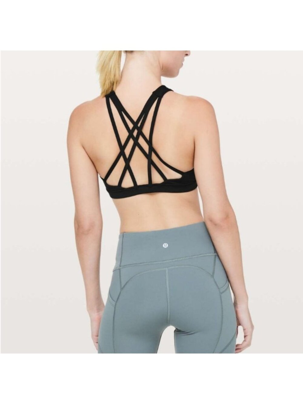 Lululemon Free To Be Serene Bra *High NeckBlack - Picture 5 of 8